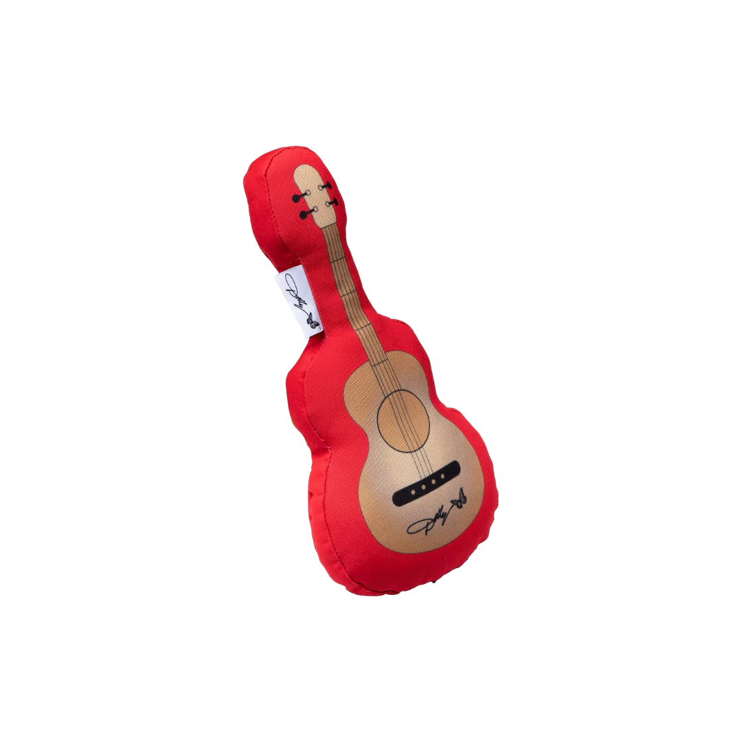 Doggy Parton Dolly's Red Guitar Plush Toy - Image 2