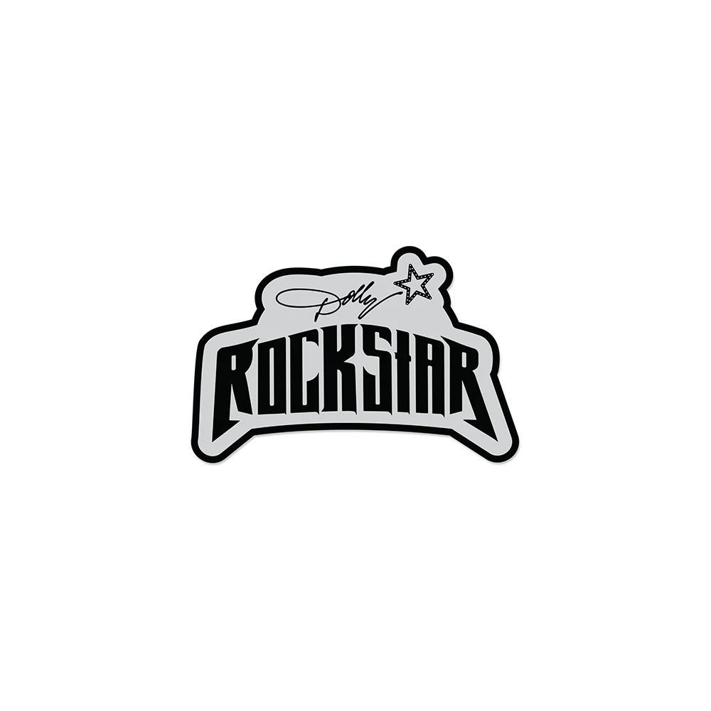 Rockstar Light Grey Sticker