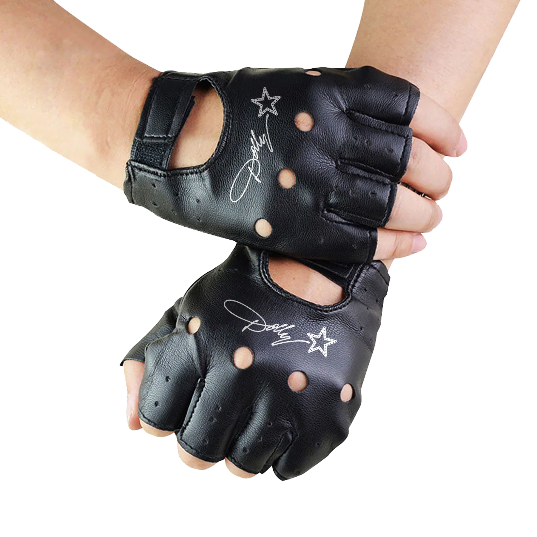 Rockstar Fingerless Gloves - Image 2