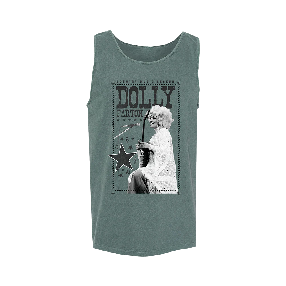 Singing Legend Photo Tank Top